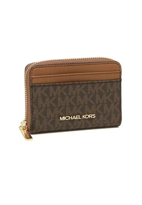 michael kors jet set travel md zip around|Jet Set Travel Medium Leather Card Case .